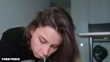 OUR PARENTS WOULD NOT APPROVE - Tiny Step Sis Destroyed On The Family Breakfast Table