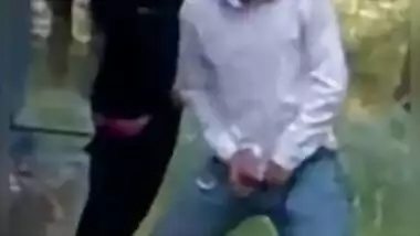 Desi mms sex . Wife cheats on her husband outdoor while he sleep