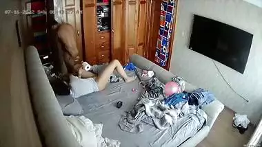 Horny Husband And Wife Hard Sex Record By CCTV