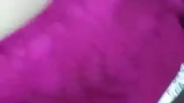 Man touches Desi female's XXX tits making a great amateur sex video