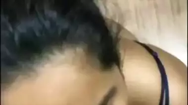 Bengali slut Bhabhi giving sensual blowjob to own brother, desi sex video