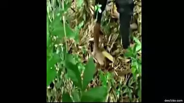 Indian College Student with Classmate in Jungle Mms Desi Sex Outdoors Girl Sex