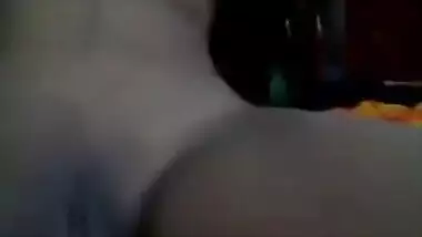 Slim Desi college girl shows bald XXX pussy and tits with big nipples