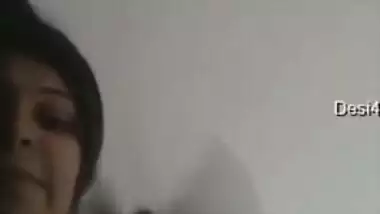 Dirty Desi whore spreads legs to demonstrate her XXX hairy pussy