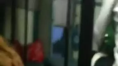 Indian boy flash dick cum on train while girl in next side