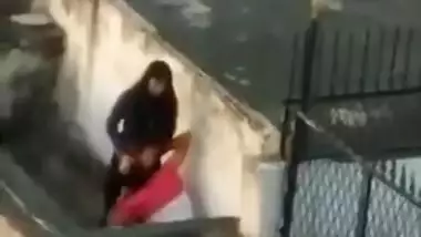 Peeping Tom makes XXX video of horny dude licking Desi gal's pussy