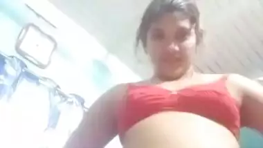 Today Exclusive- Sexy Desi Bhabhi Strip Her Cloths And Showing Boobs And Pussy Part 1