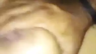 Housewife hand job then fucked with Hindi audio & moaning creampie