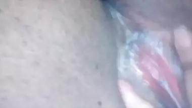 Kolkata girl licking boobs and fingering horny pussy