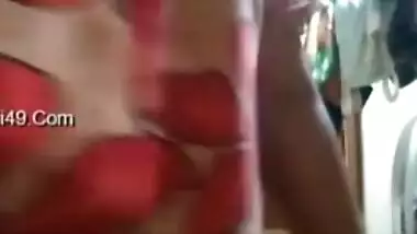 Indian chick sets the camera on and takes XXX poses in the nude