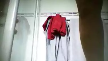 In bathroom