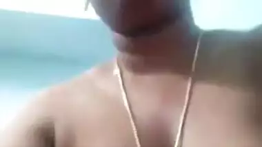 Chunky village whore exposes her Desi twat and big XXX tits at home