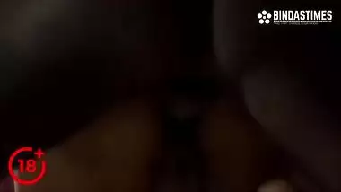 Night romance and XXX coupling of horny Desi wife and her husband
