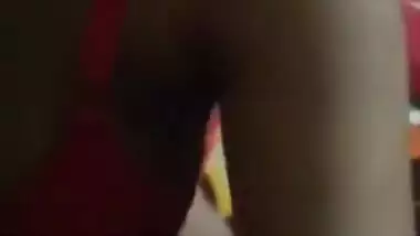 Cute sexy Bengali wife striptease show