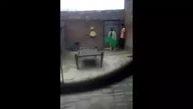 Hidden cam catches a desi legal age teenager getting romantic with bf