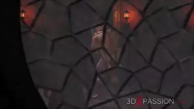 Eighteen girl fucked by the monk turns into a muscular man in ritual place