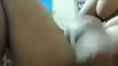 Bengali Boudi masturbating pussy with cucumber