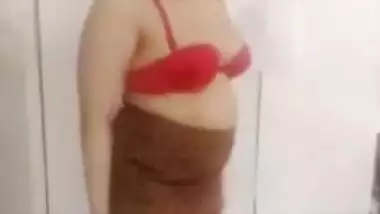 Get Dress With Me. Red Lingerie. Body Lotion. Thick Asian. Model Rebecca