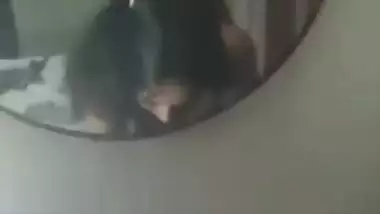 Erotic desi girl blowjob with saliva spitting and sex