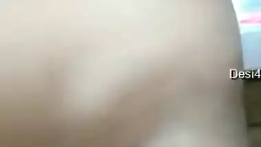 Today Exclusive- Sexy Village Girl Showing Her Boobs And Pussy On Video Call Part 2