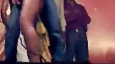 North Indian village record dance showing nude dance