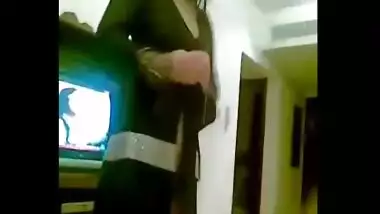 HD pron video of a hot girl stripping and seducing her boyfriend on cam