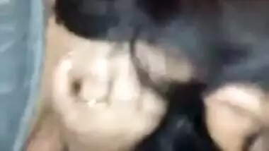 Accidental XXX excitement became fateful for Desi girl sucking cock