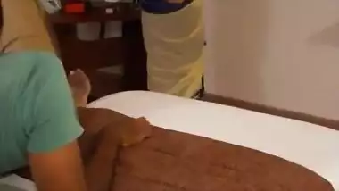 Desi very famous hot Chennai bhabhi romance infront of husband must watch new part 1