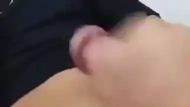A beautiful girl sucks a rich guy’s hard dick in Nepali sex