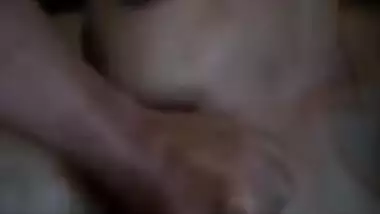 Man penetrates loved Desi woman who is flop in bed during XXX fucking